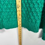 Loft  Chunky Green Pullover Sweater Womens Large Textured Cozy Preppy Earthy Photo 4