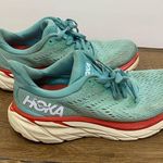 Hoka  One One Womens Clifton 8 1119394 AEBL Running Shoes Sneakers Size 8B Photo 0