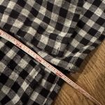 Madewell  Gray and Black Gingham Button Down Shirt Photo 4