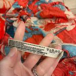 Intimately Free People Heat Wave Printed Maxi Dress Red Floral Smocked Size XS Photo 7