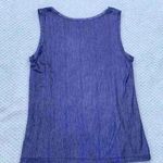 Chico's Purple and silver Easywear by sz S tank top 90s y2k 80s party disco Photo 3