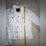 Nine West White Denim Stretch Jacket M Medium Photo 7