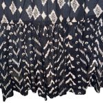 Free People  Hearts Desire Black Ivory Print Square Neck Ruffle Hem‎ Mini Dress S Photo 4