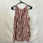 Vince ‎ Silk Geometric Print Tank Size Medium Photo 6