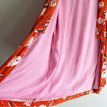 ByTimo Floral Orange Kimono Sz Medium Size L Photo 3