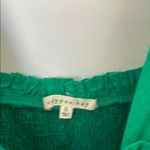 Copper Key Green Puff Sleeve Dress Photo 1