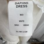 DL1961  Dress Large Daphne Dress Midi White Denim Photo 7
