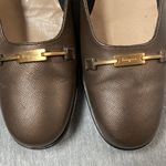Salvatore Ferragamo  7.5 2A Gray Block Heels Photo 7