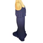 Love, LIkely Navy Blue Sleeveless Layered Ruffle Evening Gown Size 4 Photo 15