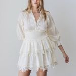 Cleobella NWT  Valeria Ivory Eyelet Lace Organic Cotton Mini Dress Photo 1