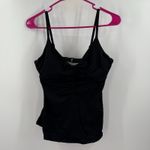 Athleta  Villa Tankini Top Size 34 B/C Black Bra Cup Swim Removable Bra Pads Photo 12