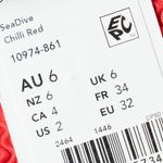 Seafolly Sea Dive Deep V Neck One Piece Swimsuit Red Photo 11