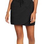 Eddie Bauer NWT  Sporty Black Tulip Hem Skort with Inner Shorts Photo 0