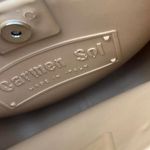 Carmen Sol Fico large Crossbody shoulder bag in blush Tan Photo 7