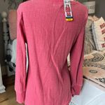 Seven7 Henley Washed Out Vintage Berry Waffle Shirt Comfy Womens New Photo 8