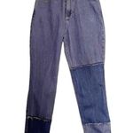 Hollister Y2K Jeans Curvy High Rise Mom Jean Medium Blue Patch Women’s Size 23 Photo 10