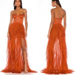 For Love & Lemons NEW NWT  x Revolve Bustier Gown In Rust Photo 1
