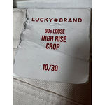 Lucky Brand  Womens White Jeans Size 10 Cotton Denim High Rise Designer NWT Photo 8