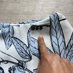 Whistles Ramona Botanical Tropical Floral Blue Skirt Size 8 Photo 6