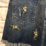McGuire Denim McGuire 24” Izabel Floral Embroidered Denim Skirt Photo 4