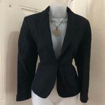 90s fitted Black Whimsygoth blazer long sleeve office siren core 100% wool Photo 0