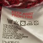 Urban Outfitters {S}  Turtleneck Bell Sleeve Marbled Red Maroon Knit Sweater Photo 8