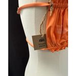 FP Toast Swim Ruffle Bandeau Bikini Top Nectarine Sz XS Orange Photo 2