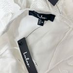 Lulus  Emphatically Adorable White Floral Tie Strap Mini Dress Party Medium NWT Photo 9