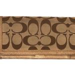 Coach Signature Check Book Holder Photo 0