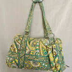 Vera Bradley Shoulder Duffle Bag, Lemon Parfait, Wallet & Purse Set, Vintage Y2K Photo 0
