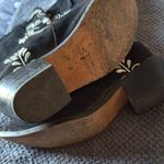 Agave Sky Black Leather Pointed Toe Embroidered Western Boots Size 5 Cowboy Heel Photo 12