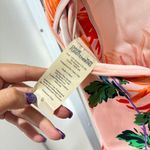 Diane Von Furstenberg DVF Pink Floral Print Midi Length Pencil Skirt size 2 Photo 4