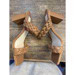 Dolce Vita Paily Heels Taupe Patent Stella, Leather Shoes Size 10 Braided Brown Photo 3