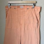 Pilcro kit cropped peach wide leg pants Orange Size 32 Photo 5