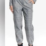 NWT Oat New York Pants Women’s Size XS Black & White Plaid Elastic Ankle & Waist Photo 0