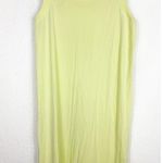 Lululemon All Yours Tank Maxi Dress Size Large Lime Green Workout Lightweight Photo 5