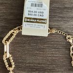 Anthropologie 14k Gold Plated Chain Necklace Photo 0