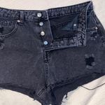 Wild Fable Black High Rise Cut Off Shorts Photo 2