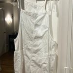 Aerie  White Linen Overalls Photo 0
