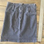Free People Washed Black Denim Pencil Skirt Size 8 Knee Length Femme High Rise Photo 4