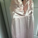 Amazon Long Satin Bridesmaid Dress size 4 Photo 5