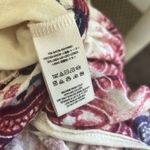 Free People Tea Combo Pink and Red Ruched 3/4 Sleeve boho top size med NWT Photo 4