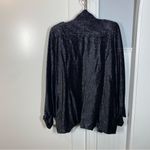 PatBO Embellished Sparkle Velvet Relaxed Fit Jacket Black Women's Size XL FLAW Photo 7