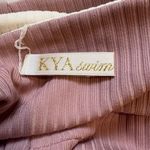 NWT Kya Swim Reversible Ribbed Bikini Top Lola S Revolve Lace Up Soft Girl Boho Pink Photo 5