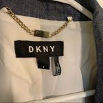 DKNY Cuffed Rolled Sleeve Blazer Chambray Blue Photo 6