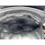 Perlina PERILINA BLACK LEATHER‎ BACKPACK  9x11x3" Photo 7