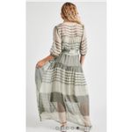 Splendid $228  Chance Printed Drop Waist Maxi‎ Dress, Light Green Size XS No Belt Photo 1