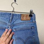 Levi's  White Oak Cone Denim Blue High Rise Straight Jeans Button Fly Cotton 25 Photo 10