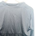 Avia  Black Long Sleeve Ruched Tie Side Thumbhole Quarter Zip Active Top Photo 7