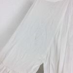 Free People  Drift Away White Cold Shoulder Balloon Sleeves Tunic Dress Medium Photo 11